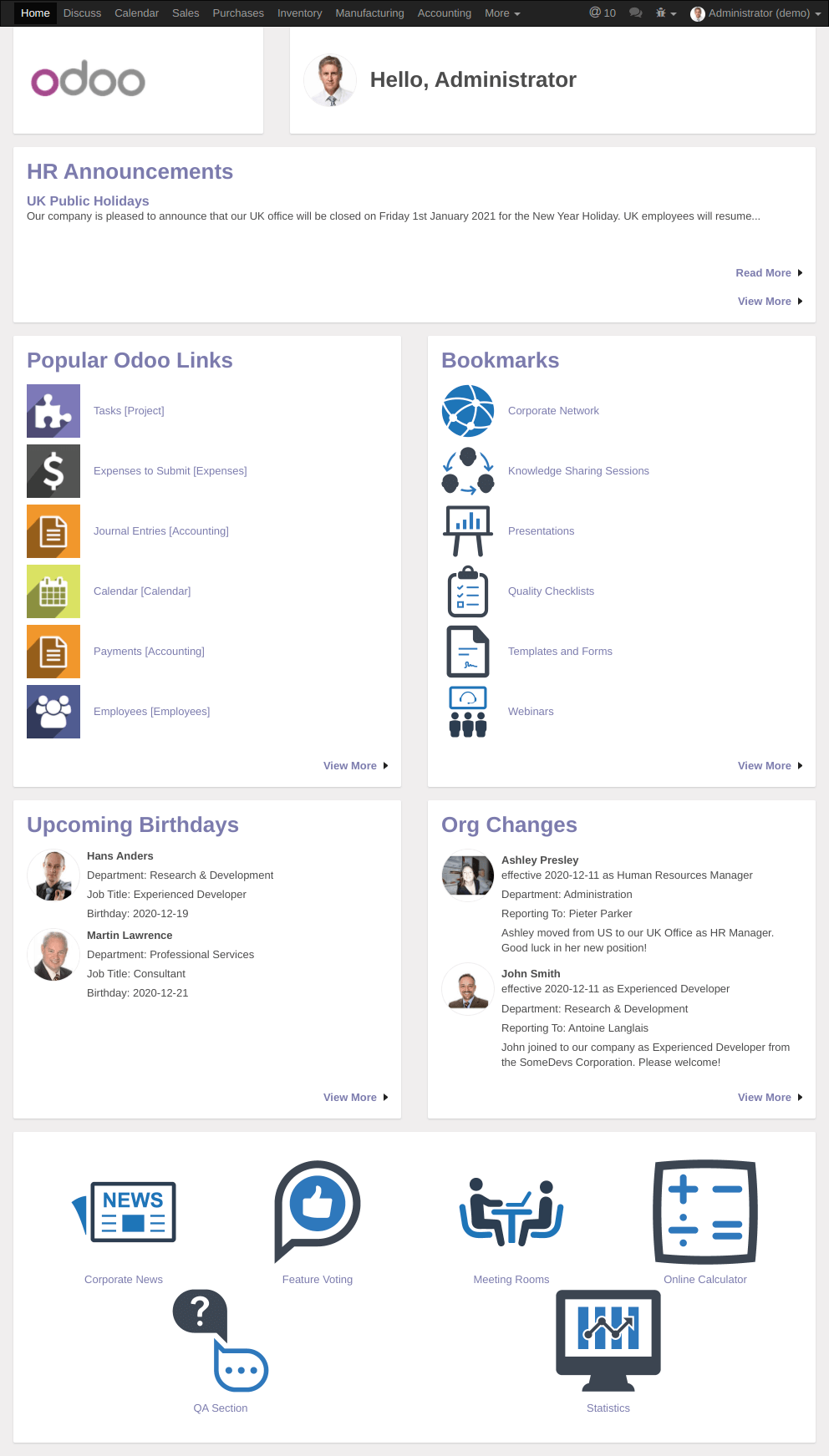 Dashboard Layout Large Devices