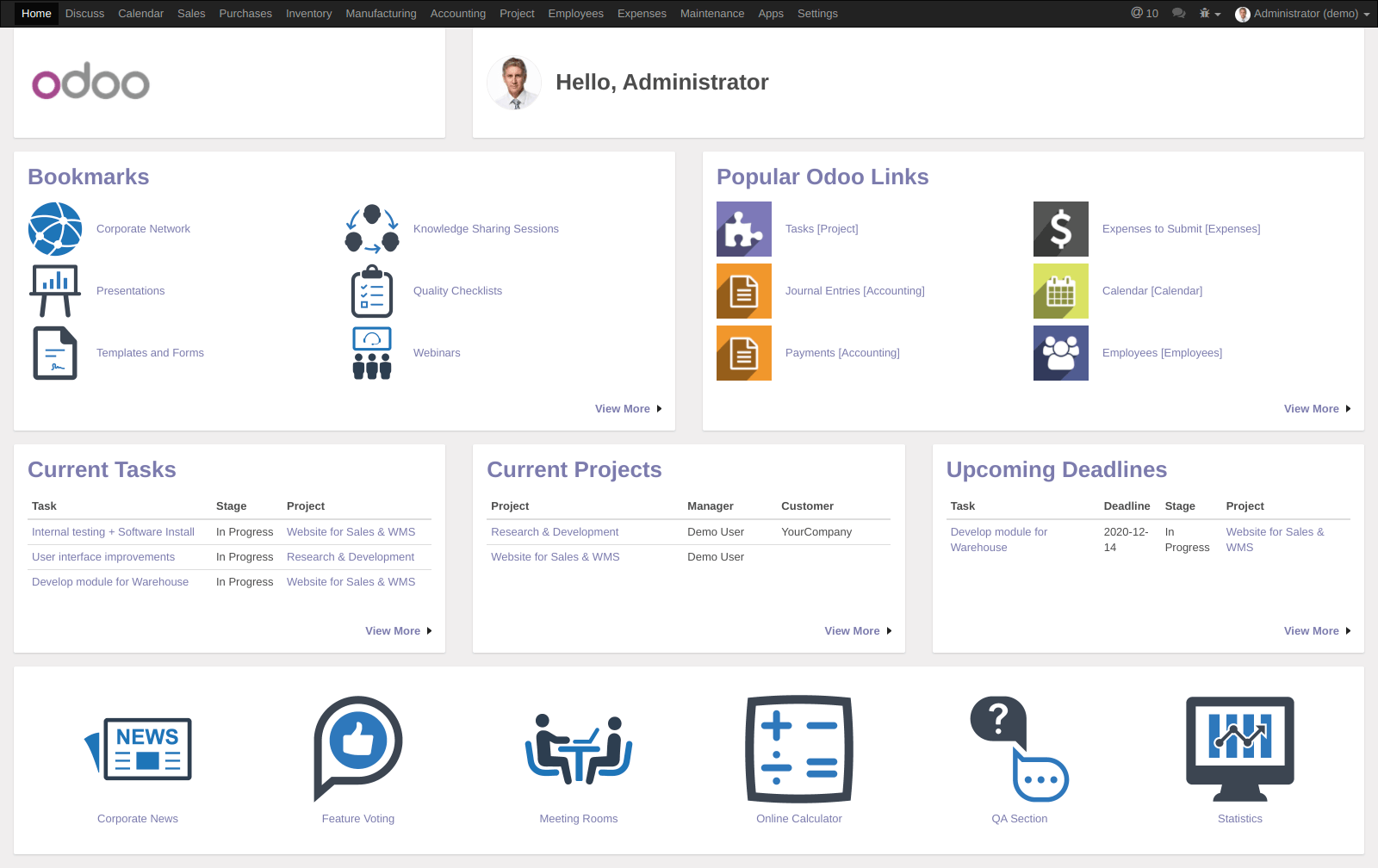 Dashboard Layout Example 1