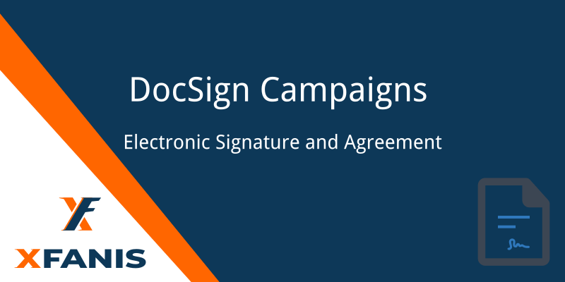 XF DocSign Campaigns - Electronic Signature and Agreement screenshot