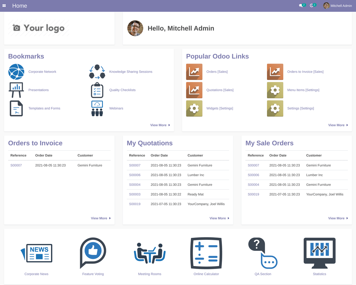 XF Home Dashboard [Sale] screenshot