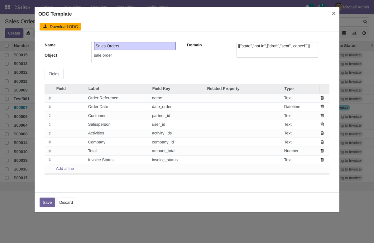 ODC Generation Wizard