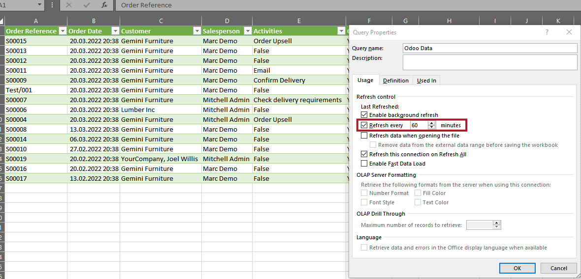 Enable Regular Update