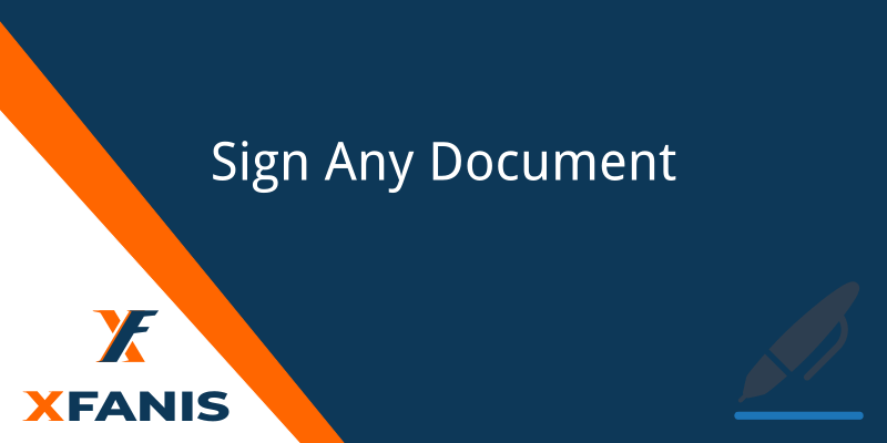XF Sign Any Document screenshot