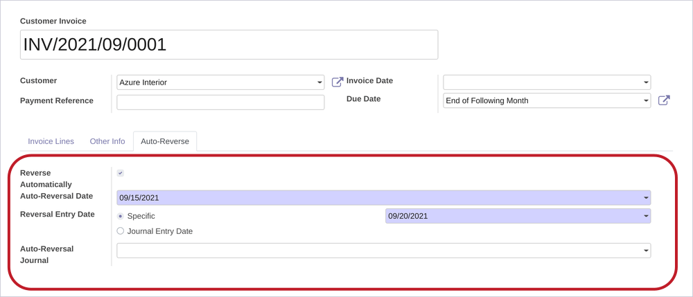 Auto Reverse/Refund Settings