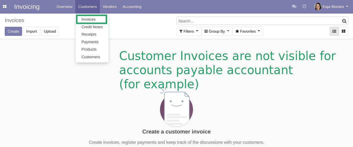 No invoices if no access