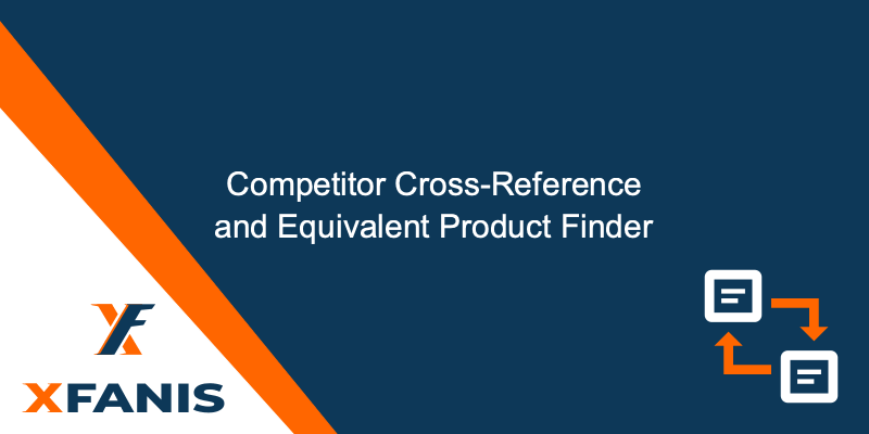 Competitor Cross-Reference and Equivalent Product Finder screenshot